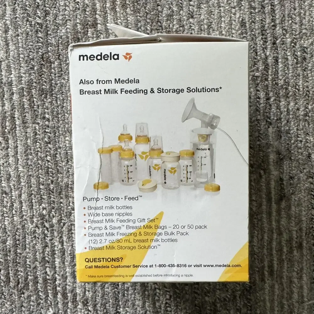 Medela Breast Milk Bottle Spare Parts Kit Baby Feeding NIB